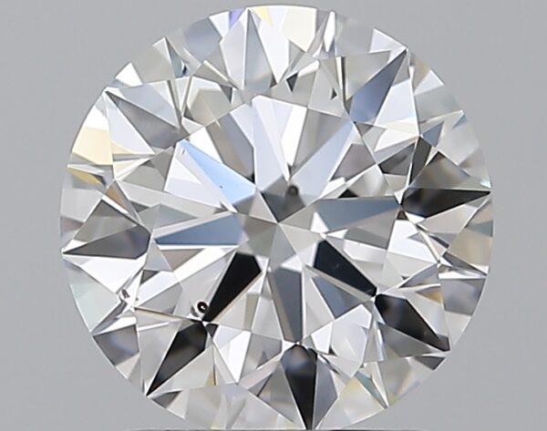 1.51 carat, D colour, SI1 clarity, Round shape, Natural Diamond.