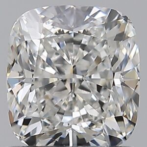 1.02 carat, F colour, VVS2 clarity, Cushion shape, Natural Diamond.