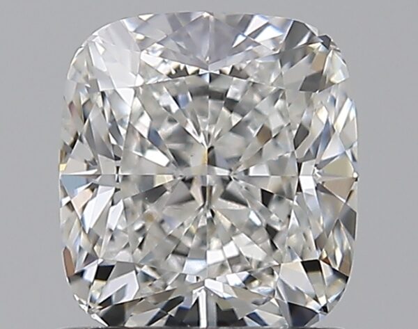 1.02 carat, F colour, VVS2 clarity, Cushion shape, Natural Diamond.