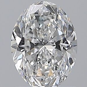 0.96 carat, E colour, SI1 clarity, Oval shape, Natural Diamond.