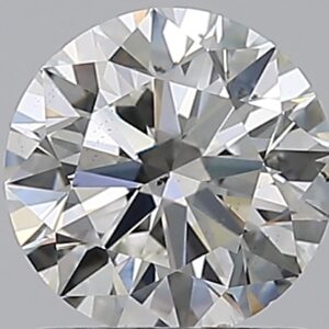 0.96 carat, H colour, SI1 clarity, Round shape, Natural Diamond.