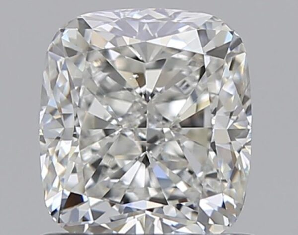 1 carat, G colour, VS2 clarity, Cushion shape, Natural Diamond.