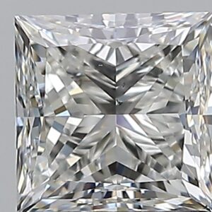 1 carat, H colour, VS2 clarity, Princess shape, Natural Diamond.