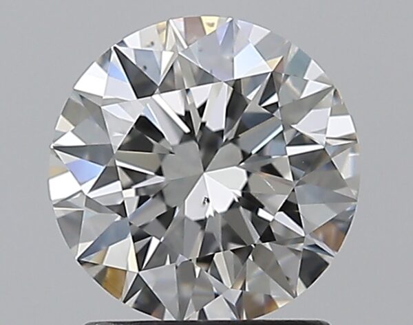 1.5 carat, F colour, SI1 clarity, Round shape, Natural Diamond.