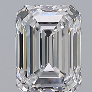 1.02 carat, D colour, VS2 clarity, Emerald shape, Natural Diamond.