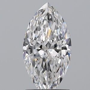 1.2 carat, D colour, VVS2 clarity, Marquise shape, Natural Diamond.