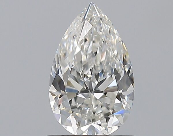 1.02 carat, G colour, SI1 clarity, Pear shape, Natural Diamond.
