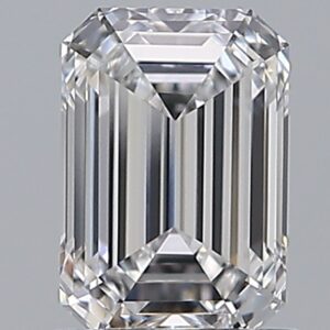 1.02 carat, D colour, VVS2 clarity, Emerald shape, Natural Diamond.