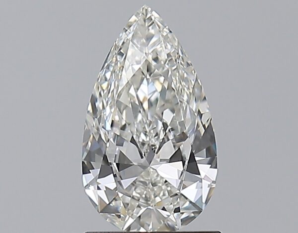 1 carat, H colour, VVS1 clarity, Pear shape, Natural Diamond.