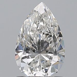 1.02 carat, F colour, SI2 clarity, Pear shape, Natural Diamond.
