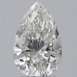 1.51 carat, F colour, SI2 clarity, Pear shape, Natural Diamond.