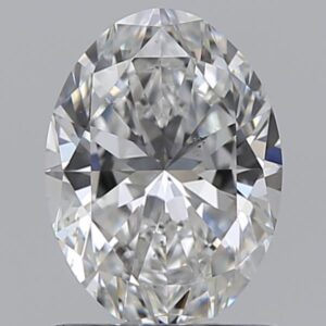 1.01 carat, F colour, SI1 clarity, Oval shape, Natural Diamond.