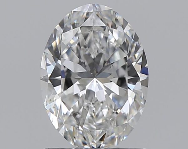 1.01 carat, F colour, SI1 clarity, Oval shape, Natural Diamond.