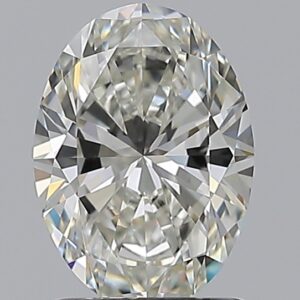 1.2 carat, H colour, VVS2 clarity, Oval shape, Natural Diamond.