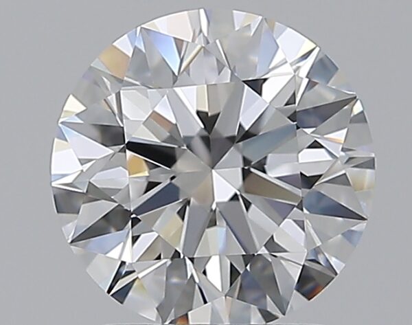 1.58 carat, D colour, VVS1 clarity, Round shape, Natural Diamond.