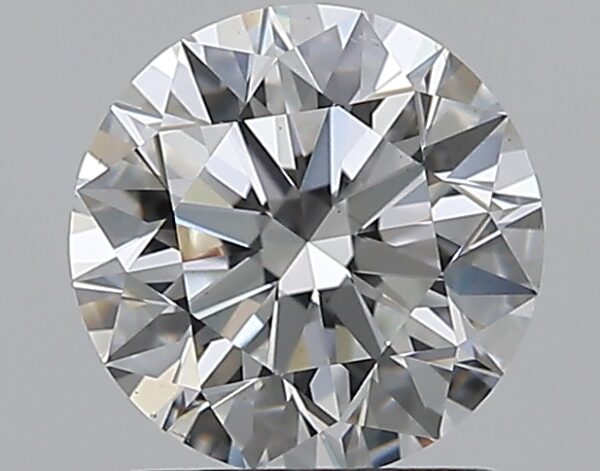 1.51 carat, E colour, VS2 clarity, Round shape, Natural Diamond.