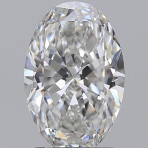 1.51 carat, F colour, VS2 clarity, Oval shape, Natural Diamond.