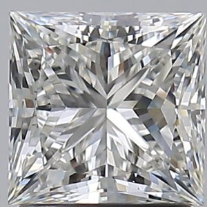1.51 carat, H colour, VVS2 clarity, Princess shape, Natural Diamond.