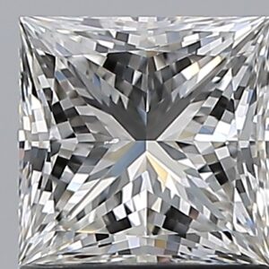 1.2 carat, G colour, VS2 clarity, Princess shape, Natural Diamond.