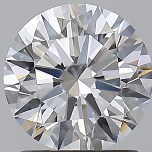 1.29 carat, D colour, VVS2 clarity, Round shape, Natural Diamond.
