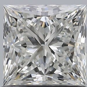 1.03 carat, H colour, VS2 clarity, Princess shape, Natural Diamond.