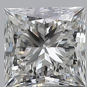 1.01 carat, G colour, VVS2 clarity, Princess shape, Natural Diamond.