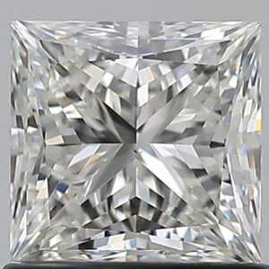 1.01 carat, H colour, VS2 clarity, Princess shape, Natural Diamond.