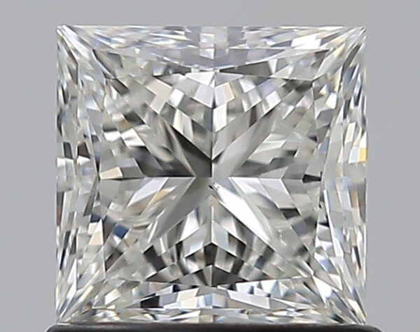 1.01 carat, H colour, VS2 clarity, Princess shape, Natural Diamond.