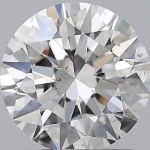 1.01 carat, F colour, SI1 clarity, Round shape, Natural Diamond.
