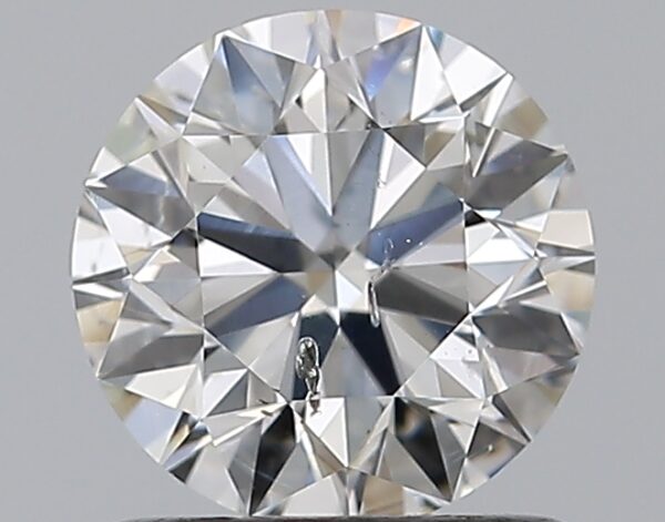 0.97 carat, F colour, SI2 clarity, Round shape, Natural Diamond.