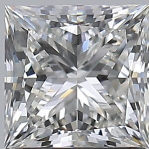 1.02 carat, H colour, VS2 clarity, Princess shape, Natural Diamond.