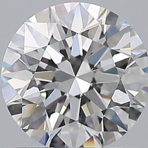 1.03 carat, D colour, VVS2 clarity, Round shape, Natural Diamond.