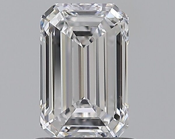 1 carat, D colour, VS1 clarity, Emerald shape, Natural Diamond.