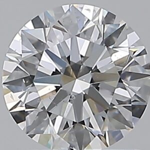 0.96 carat, E colour, SI1 clarity, Round shape, Natural Diamond.