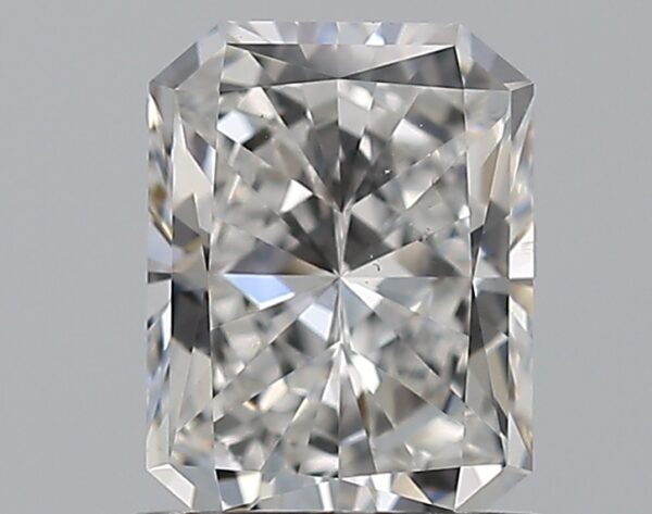 1.02 carat, F colour, SI1 clarity, Radiant shape, Natural Diamond.