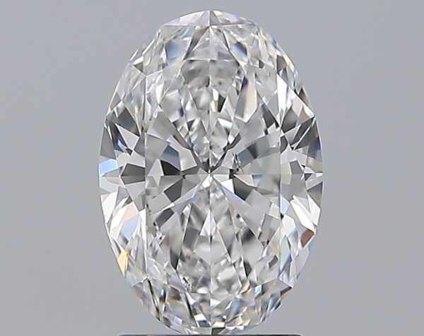 2.01 carat, E colour, SI1 clarity, Oval shape, Natural Diamond.