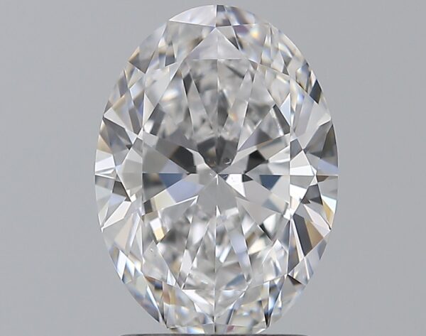 1.71 carat, D colour, SI1 clarity, Oval shape, Natural Diamond.