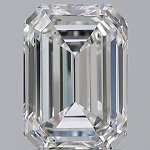 1.51 carat, F colour, VS1 clarity, Emerald shape, Natural Diamond.