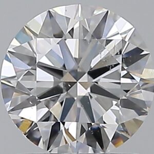 1 carat, E colour, SI2 clarity, Round shape, Natural Diamond.
