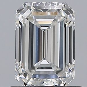 1.01 carat, E colour, VS2 clarity, Emerald shape, Natural Diamond.