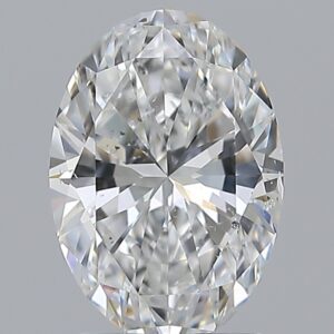1.7 carat, E colour, SI1 clarity, Oval shape, Natural Diamond.