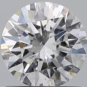 1 carat, D colour, SI1 clarity, Round shape, Natural Diamond.
