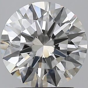 2.01 carat, H colour, SI1 clarity, Round shape, Natural Diamond.