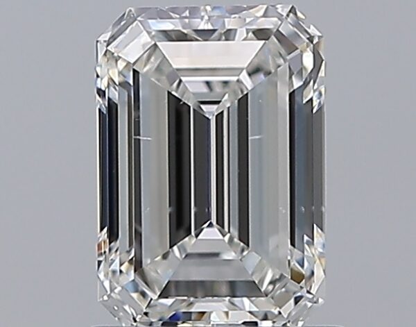 1.2 carat, F colour, SI1 clarity, Emerald shape, Natural Diamond.