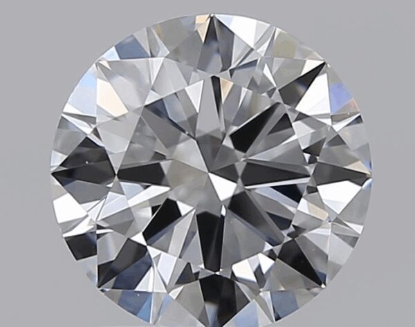 1.29 carat, D colour, IF clarity, Round shape, Natural Diamond.