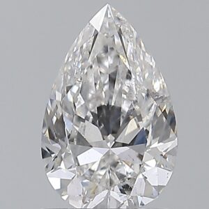 0.96 carat, E colour, SI2 clarity, Pear shape, Natural Diamond.