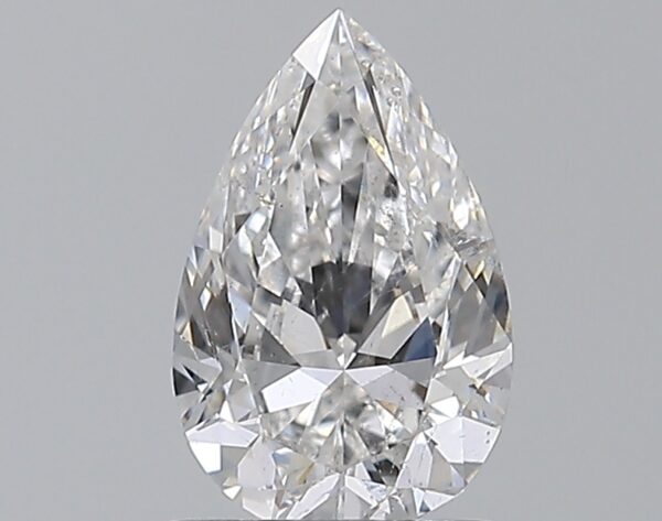 0.96 carat, E colour, SI2 clarity, Pear shape, Natural Diamond.