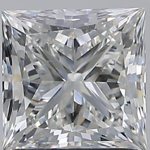 1.5 carat, F colour, SI1 clarity, Princess shape, Natural Diamond.
