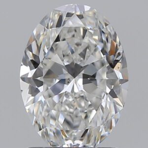 1.5 carat, F colour, SI1 clarity, Oval shape, Natural Diamond.
