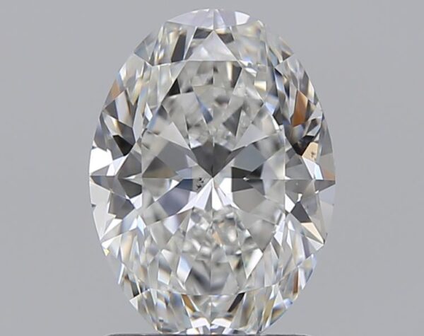 1.5 carat, F colour, SI1 clarity, Oval shape, Natural Diamond.